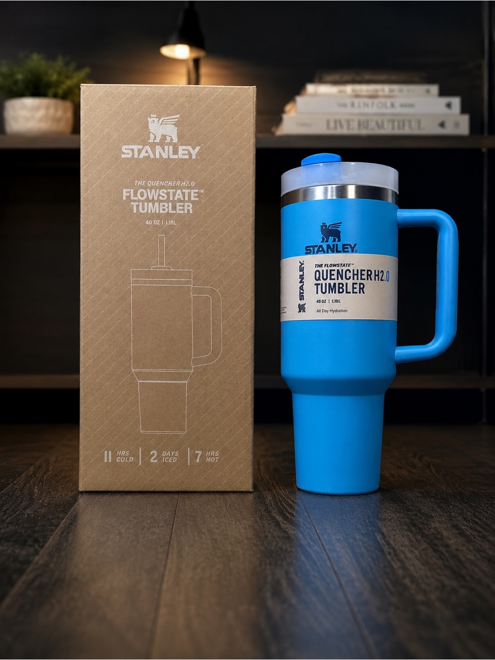 Blue Stanley Brand New With Straw